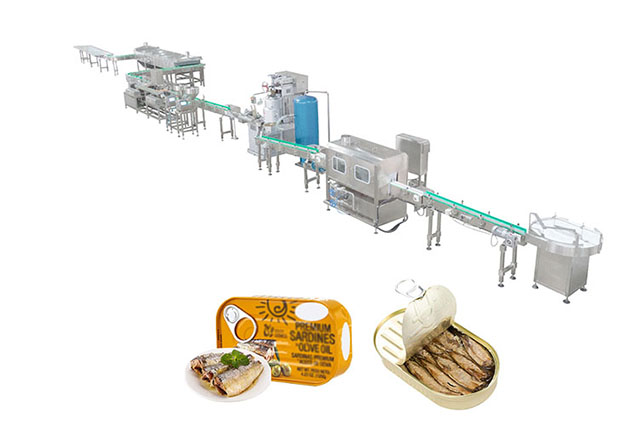 沙丁魚(yú)罐頭生產(chǎn)線